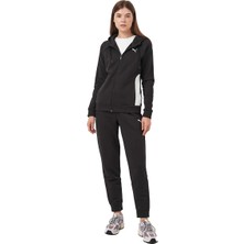 Puma Classic Hooded Tracksuit Fl Kadın Siyah Günlük Stil Eşofman Takımı 68303501