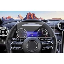 Uravas Store C Serisi ile Uyumlu C200 / C180 / Cle/glc / W206 2022-2026 Model 12.3 Inç Direksiyon Arkası Gösterge 9h Nano Ekran Koruyucu