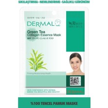 Ozka Concept Dermal Sıkılaştırıcı, Nemlendirici Yeşil Çay Özlü Kolajen Maske 23GR