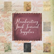 Ozka Concept Independently Published Handwriting Junk Journal Supplies: Handwriting Junk Journal Ephemer