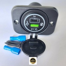 Ozka Concept Trakmats Tüm Araçlara Çakmak Gi̇ri̇ş 9-30V Pd USB Soket