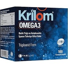 Uravas Store Krilom 3 100 Kapsül Balık Yağı ve Astaksatin Ekstresi