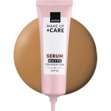 Ozka Concept Avon Make Up + Care 3ü 1 Arada Mat Fondöten 30 Ml. 355G Light Caramel