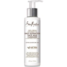 Ozka Concept SHEAMOISTURE%100 Virgin Hindistan Cevizi Yağı Günlük Hidrasyon Yüz Sütü Temizleyici | 4 Fl.oz.
