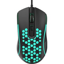 Ozka Concept Aula S11 3600DPI Rgb Optik Mouse, Siyah