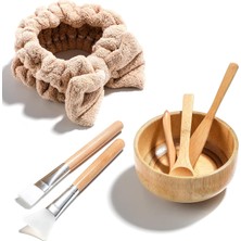 Ozka Concept Jpnk Yüz Maskesi Kase Seti Bambu, Yeni Kendin Yap 6 Paket Kendin Yap Kil Maskesi Karıştırma Kiti, M