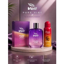Rebul Woit Püre Vibe Kadın Parfüm 100 ml ve Shela Festival Deodorant Seti