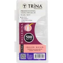 Ozka Concept Trina Takma Tırnak 500 ‘lü Kutulu (Long Ballerina) -