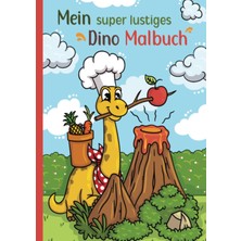 Ozka Concept Mein Lustiges Dino Malbuch: 50 Lustige Dinos Zum Ausmalen Für Ab 4 Jahren! Als K