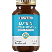 Uravas Store Nondo Lutein Zeaksantin Complex 60 Tablet (Astaksantin Selenyum Çinko Vitamin 6 Farklı Vitamin)