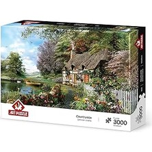 Uravas Store Art Puzzle Şehirden Uzakta 3000 Parça Puzzle