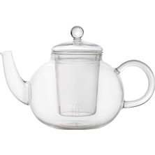 Ozka Concept Berghoff 1107037 Çaydanlık, Isıya Dayanıklı Cam, Şeffaf, 13 x 17 x 15 cm