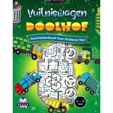 Ozka Concept Independently Published Vuilniswagen Doolhof Activiteitenboek Voor Kinderen Van 4-8 Jaar: Geweldige