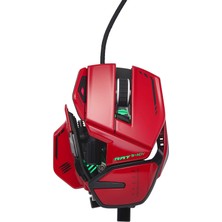 Ozka Concept Mad Catz Rat 8+ Adv Oyun Faresi (USB/KIRMIZI/20000DPI/11 Düğme) - MR06DCINRD000-0