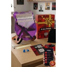 Ozka Concept KLX-660-PAK Mor Renk Cam Kalimba 17 Tuşlu Full Set