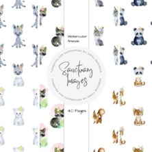 Ozka Concept Watercolor Animals Scrapbooking Paper: Decorative Paper Pad Supplies, Junk Journaling, Scrapb