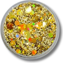 Ozka Concept Jel Formlu Parlak Glitter - Laser Gold