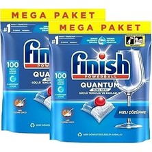 Uravas Store Finish Quantum Özel Seri 200 Kapsül Bulaşık Makinesi Deterjanı Tableti (2 x 100 Kapsül)