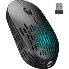 Ozka Concept SM-W73 Dual Mode Ikisi Bir Arada Siyah Bluetooth&2.4ghz 6d Şarjlı Mouse