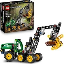 Uravas Store Technic John Deere 1470H Tekerlekli Orman Makinesi 42218 – 7 Yaş ve Üzeri Kız ve Erkek Çocuklar Için Çalışan Kepçe ve Kütük Içeren Yaratıcı Oyuncak Yapım Seti, Eğlenceli Hediye Fikri (117 Parça)