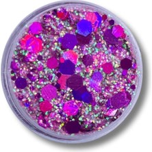 Ozka Concept Hb Tasarım Jel Formlu Parlak Glitter Magic Purple