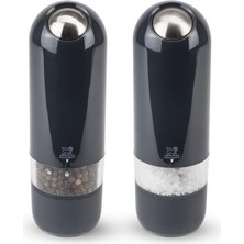 Ozka Concept Peugeot 2/28503 Alaska Duo Tuz Değirmeni Karabiber Değirmeni, Hediye Kutusunda 17 Cm, Kuvars Gri