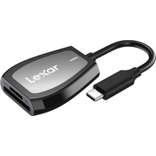 Ozka Concept Lexar Profesyonel Çift Yuvalı Okuyucu, Bağlantılı, Sd Microsd Kartlar Için, Uhs-I Siyah