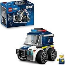 Uravas Store City Araçlar - Polis Kamyonu 60481 – 5 Yaş ve Üzeri Erkek ve Kız Çocuklar Için Polis Memuru Minifigürü Içeren Yaratıcı Oyuncak Araba Yapım Seti, Çocuklar Için Eğlenceli Hediye Fikri (71 Parça)