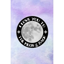 Ozka Concept Hexagonal Graph Paper - I Love You To The Moon Space Group Quote