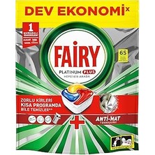 Uravas Store Fairy Platinum Plus Bulaşık Makinesi Deterjanı Kapsülü/tableti 65 Yıkama