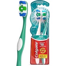 Uravas Store Colgate 360 Komple Ağız Temizliği Çok Yönlü Koruma Yumuşak Diş Fırçası (1 x 2 Adet)