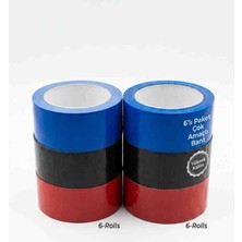 Makro Renkli Koli Bandı 6'lı