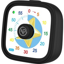 Ozka Concept Npo Mutfak,ders,yemek Için 60DK Analog Alarm Zamanlayıcı,pomodoro Öğrenci Motivasyon Saati (Siyah-Y