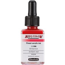 Ozka Concept Schmincke Aero Color Professional Akrilik Airbrush Mürekkebi 28 ml 306 Brilliant Red