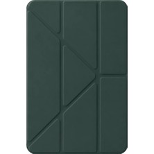 Elif Asya Ceyiz Tekstil Newface Apple iPad 2025 10.9 10.nesil (A16) Mera Kalemlikli Tablet Kılıfı - Koyu Yeşil