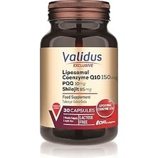Uravas Store Validus Liposomal Coenzyme Q10 150 Mg + Pqq + Shilajit 30 Capsules