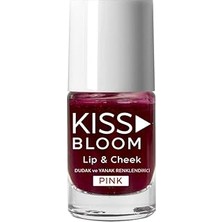 Uravas Store Kıss &amp; Bloom Doğal Görünümlü Dudak ve Yanak Renklendirici Lip &amp; Cheek Pink 11 ml