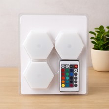 Popüler Sepet LED Lamba Seti Rgb Kumandalı Dokunmatik Pilli 3lü (6 Led)