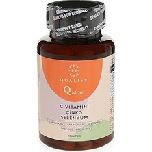 Uravas Store Qualıss Q More 60 Kapsül Vitamin C - Vitamin D, Propolis, Probiyotik, Çinko, Selenyum Içeren Takviye Edici Gıda