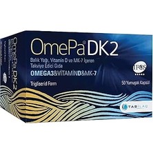 Uravas Store Omepa Dk2 3 &amp; Vitamin D &amp; Menaq7 50 Yumuşak Kapsül