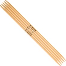 Ozka Concept Addi Çift Uçlu Iğneler, Bambu, 15 Cm, 6 mm
