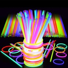 Ozka Concept 500 Adet Konser Şenli̇k Işiği Vip Renkli̇ Glow Sti̇ck Neon Işik Fosforlu Bi̇lekli̇k Kolye Fosforlu Işik