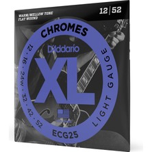 Ozka Concept D'addario ECG25 Elektro Gitar Tel Seti, Chromes, Light Gauge (12-5