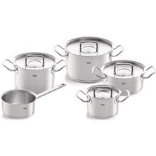 Ozka Concept Fissler Profi Metal Kapak 9 Parça Tencere Seti