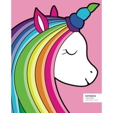 Ozka Concept Unicorn Notebook: (Red Edition) Fun 192 Ruled/lined Pages (8X10 Inches / 20.3X25.4 cm / La