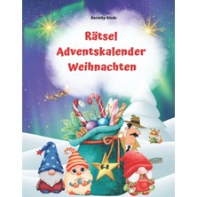 Ozka Concept Rätsel Adventskalender Weihnachten-Rätselbuch Für Ab 6,7,8 Jahre: Bunter Rätselblock Mit Mal