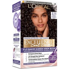 Ozka Concept L'oreal Paris Excellence Cool Creme Saç Boyası - 3.11 Ekstra Küllü Koyu Kahve