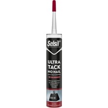Selsil Ultra Tack No Nail Güçlü Montaj Yapıştırıcısı – Çivisiz ve Vidasız Sabitleme (1 Koli-12 Adet)