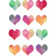 Ozka Concept Watercolor Hearts: / Journal For Valentine's Day And Everyday