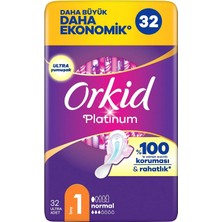 Ozka Concept Orkid Platinum Hijyenik Ped Normal (Boy 1) 32 Adet Ped